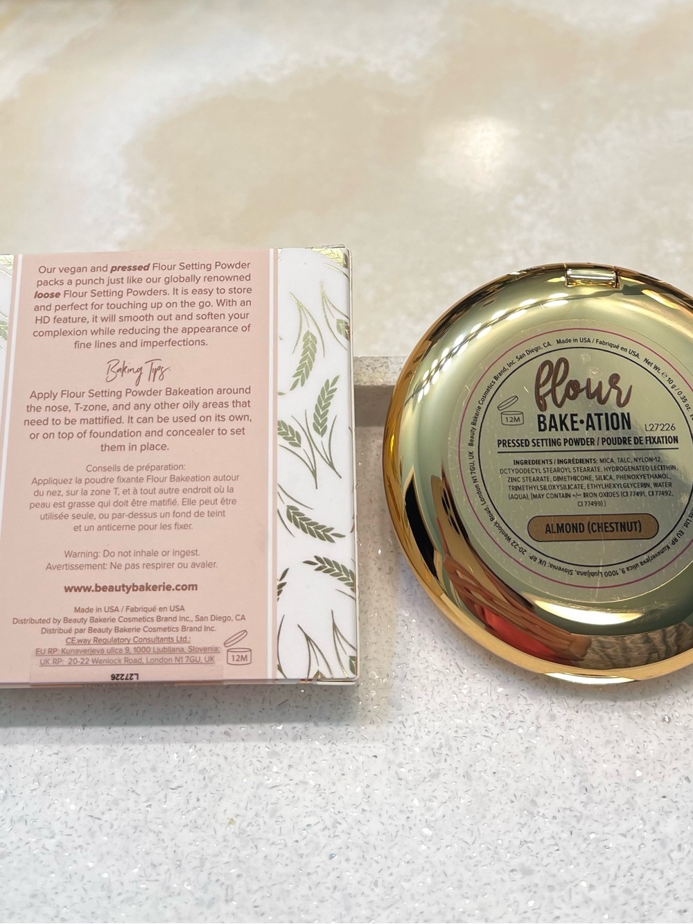 Beauty Bakerie ~ ‘ALMOND’ (Chestnut) Pressed Setting Powder ~ Full Size 10 g - Picture 10 of 16